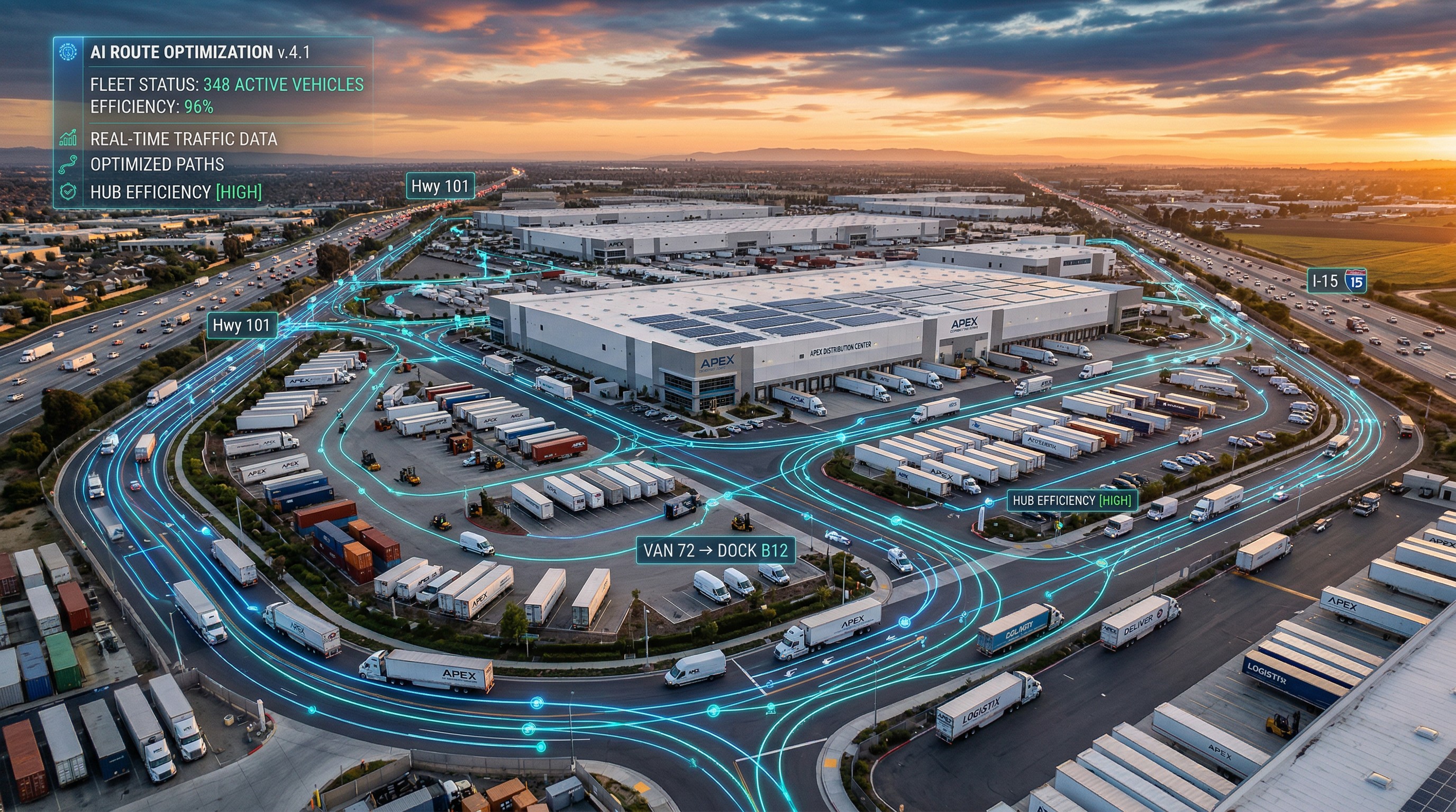 Routing, Not Guessing: AI Optimization that Cuts Fuel, Miles, and Emissions