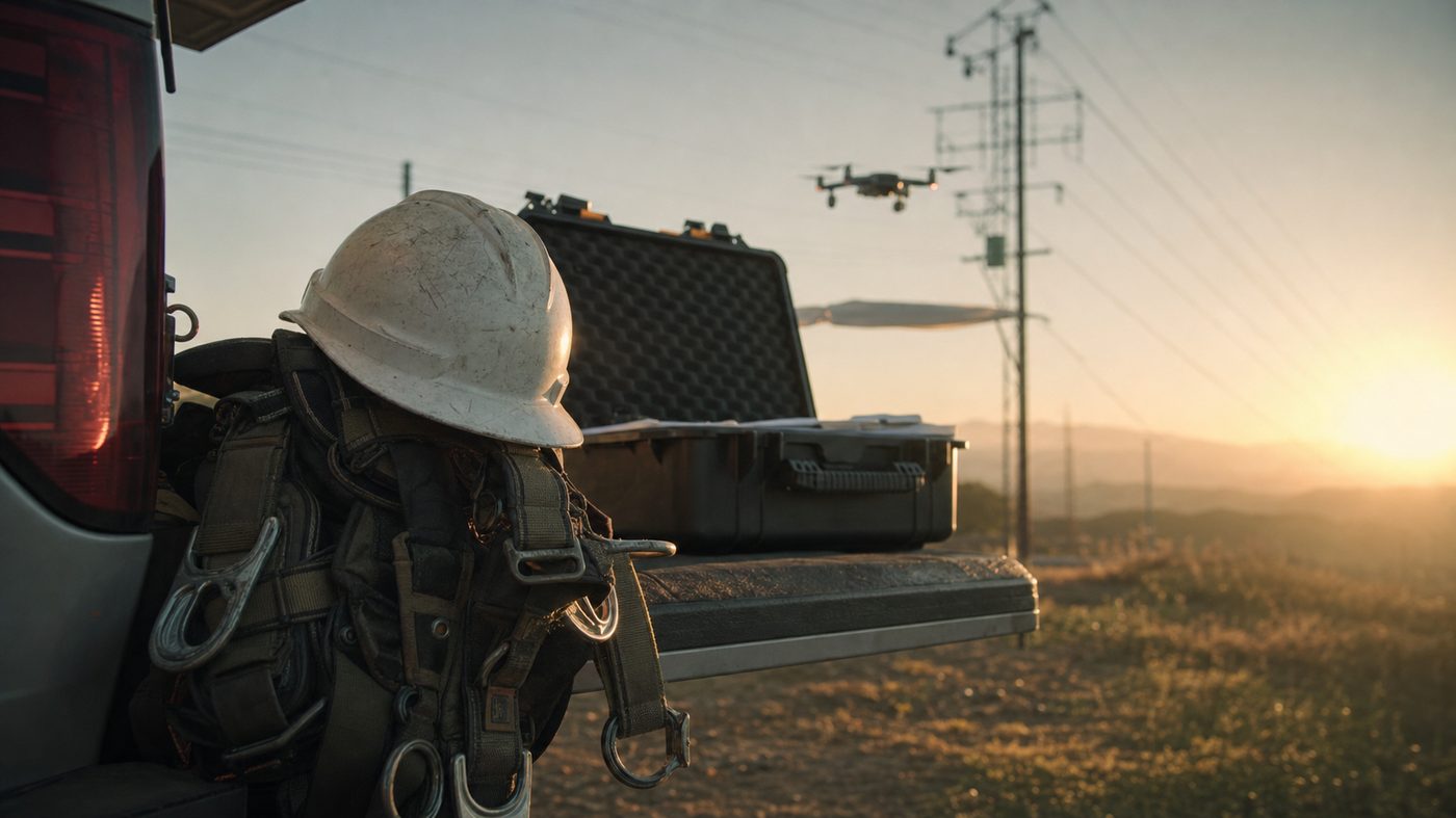 The Lineman and the Drone: What Happens to Hazard Pay When the AI Sees the Pole First